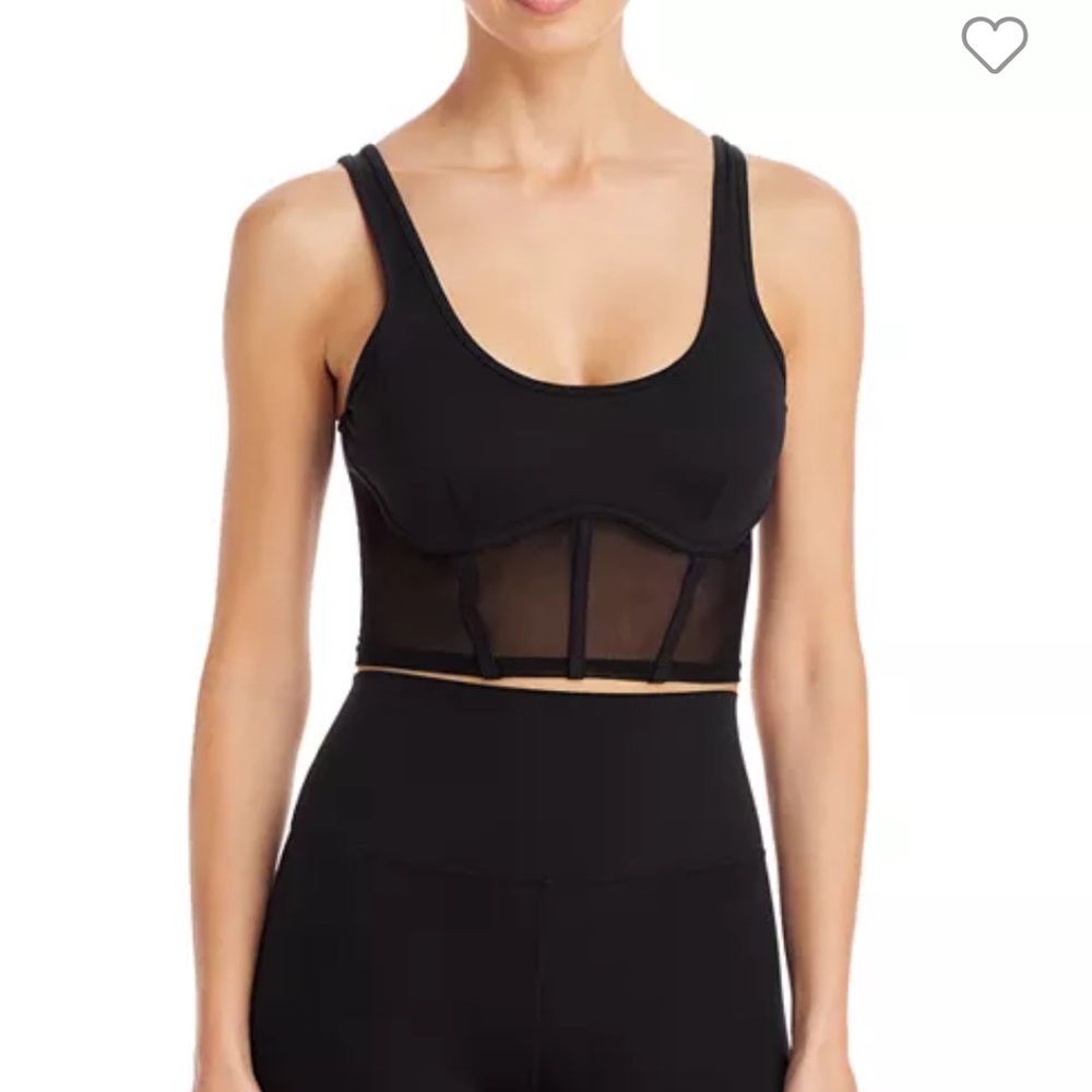 Alo Yoga Airbrush Mesh Corset Tank S